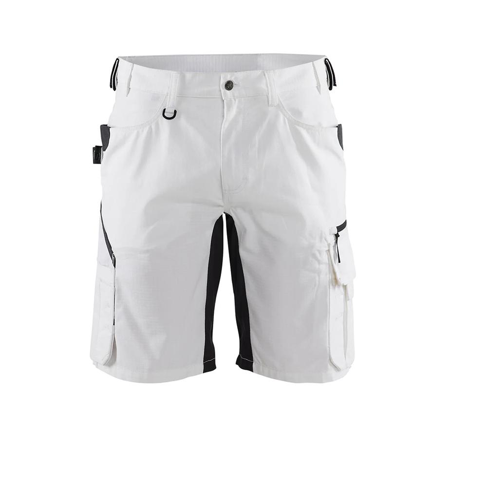 White & Black Working Short