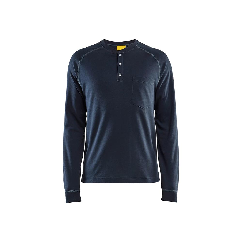 Navy Blue Hi-Vis Flame Resistant Top